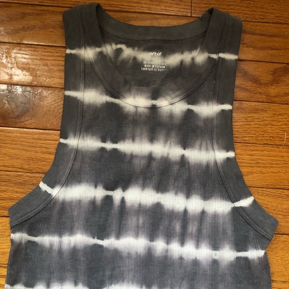 Woman’s Aerie Stretch Tank Top Size M Pewter/White Top - Picture 10 of 11